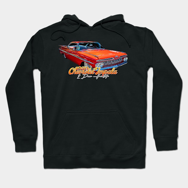 1959 Chevrolet Impala 2 Door Hardtop Hoodie by Gestalt Imagery